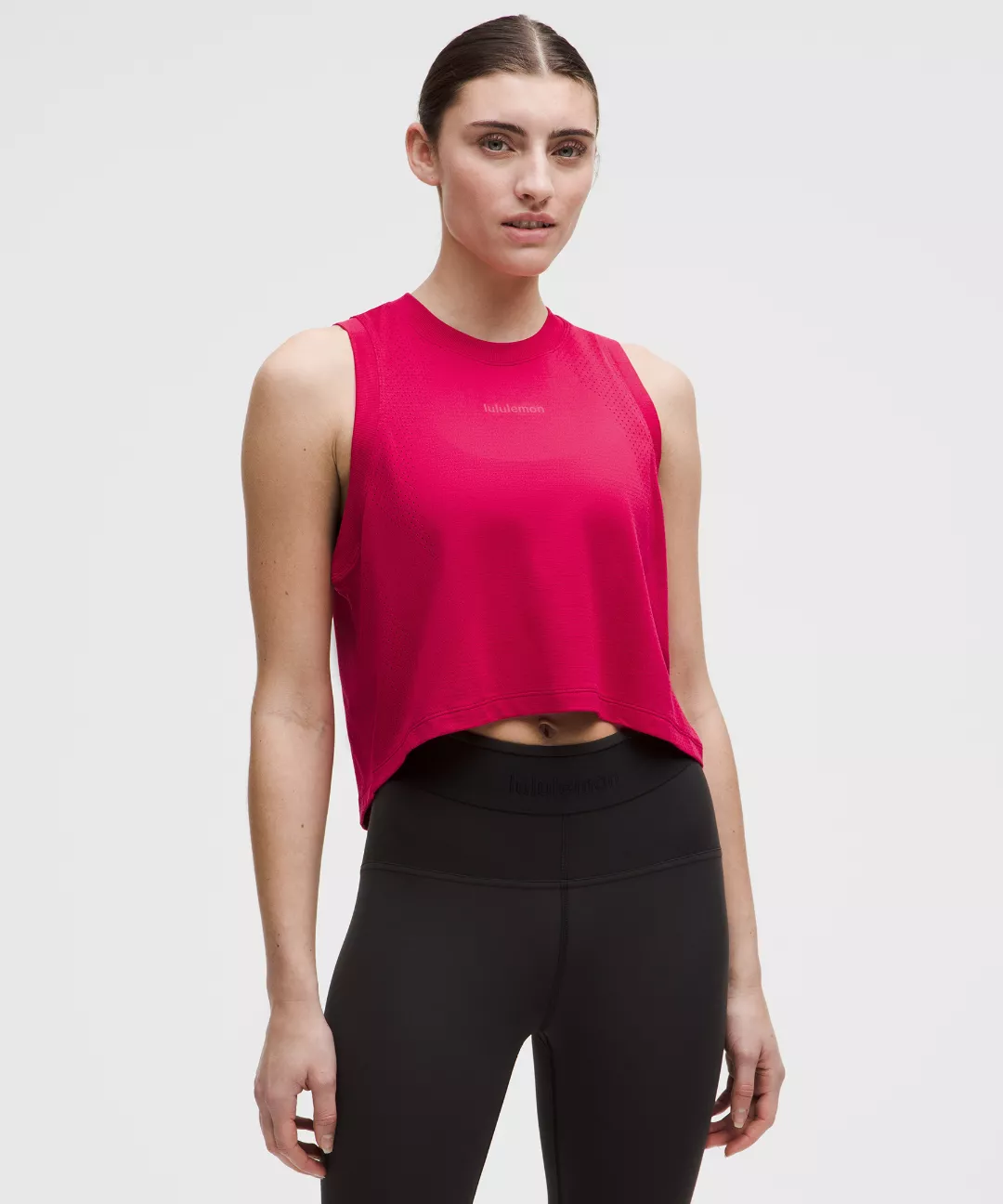 Swiftly High-Low Cropped Tank Top