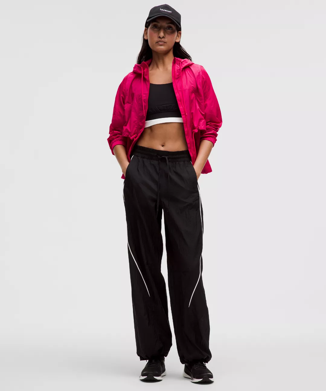 Drawstring Water-Resistant Hooded Jacket
