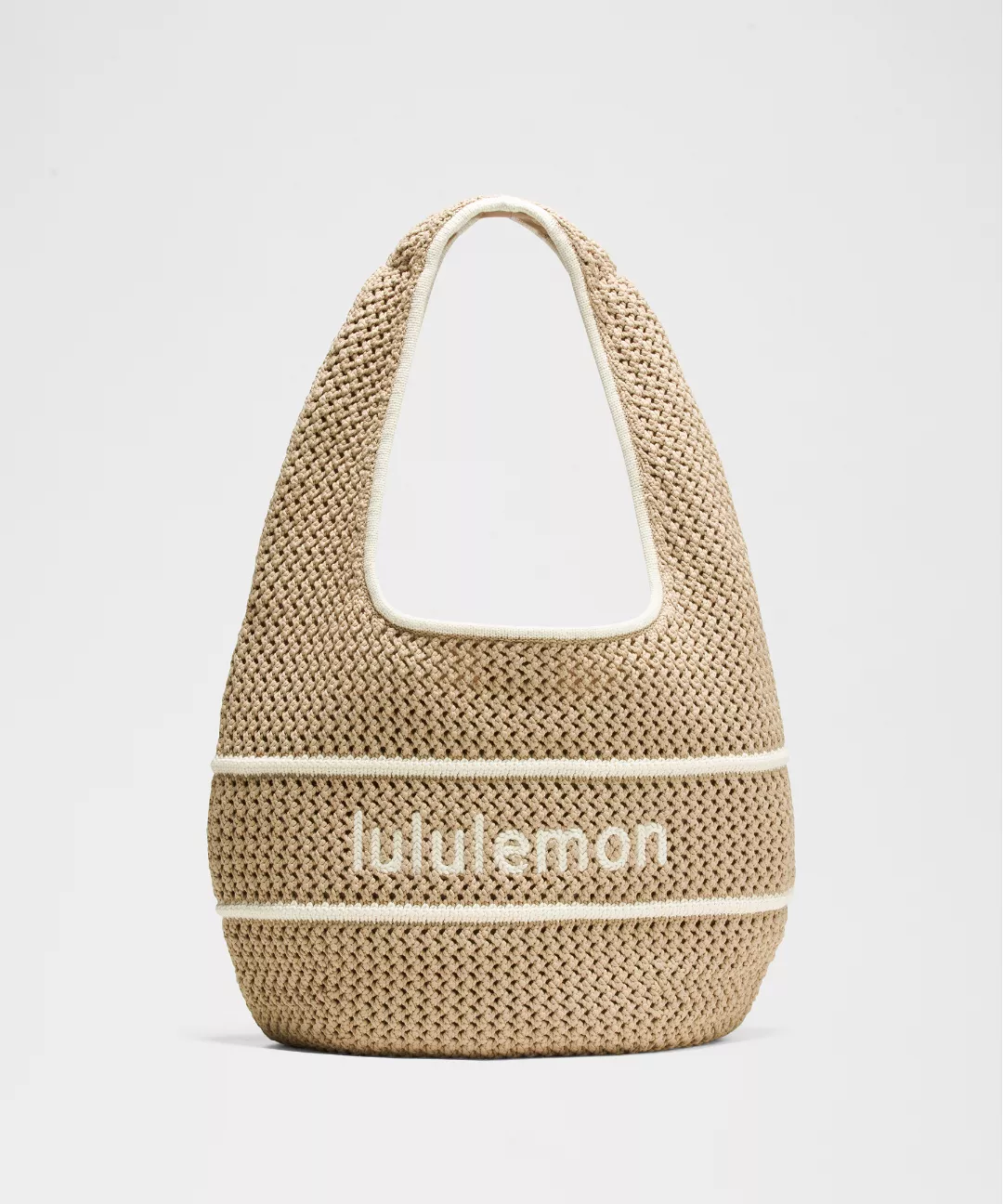Cotton Crochet Shoulder Bag 7L