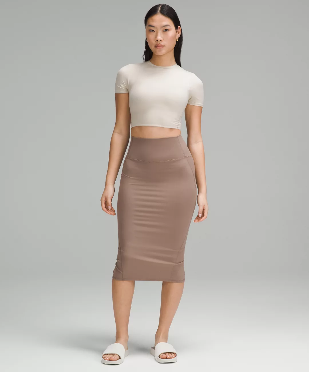 Nulu Slim-Fit High-Rise Skirt
