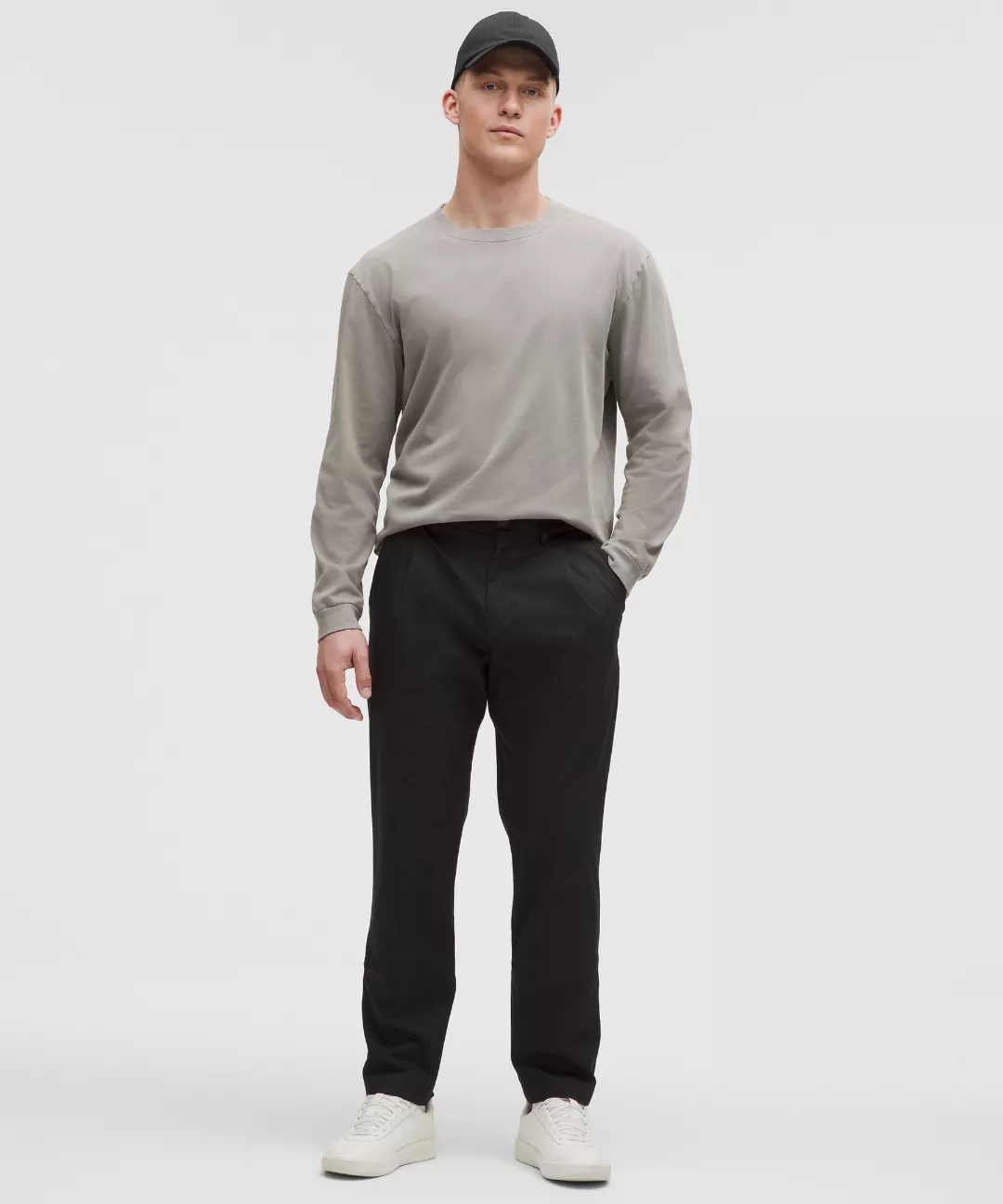 Cotton Twill Pleat-Front Trouser *Regular