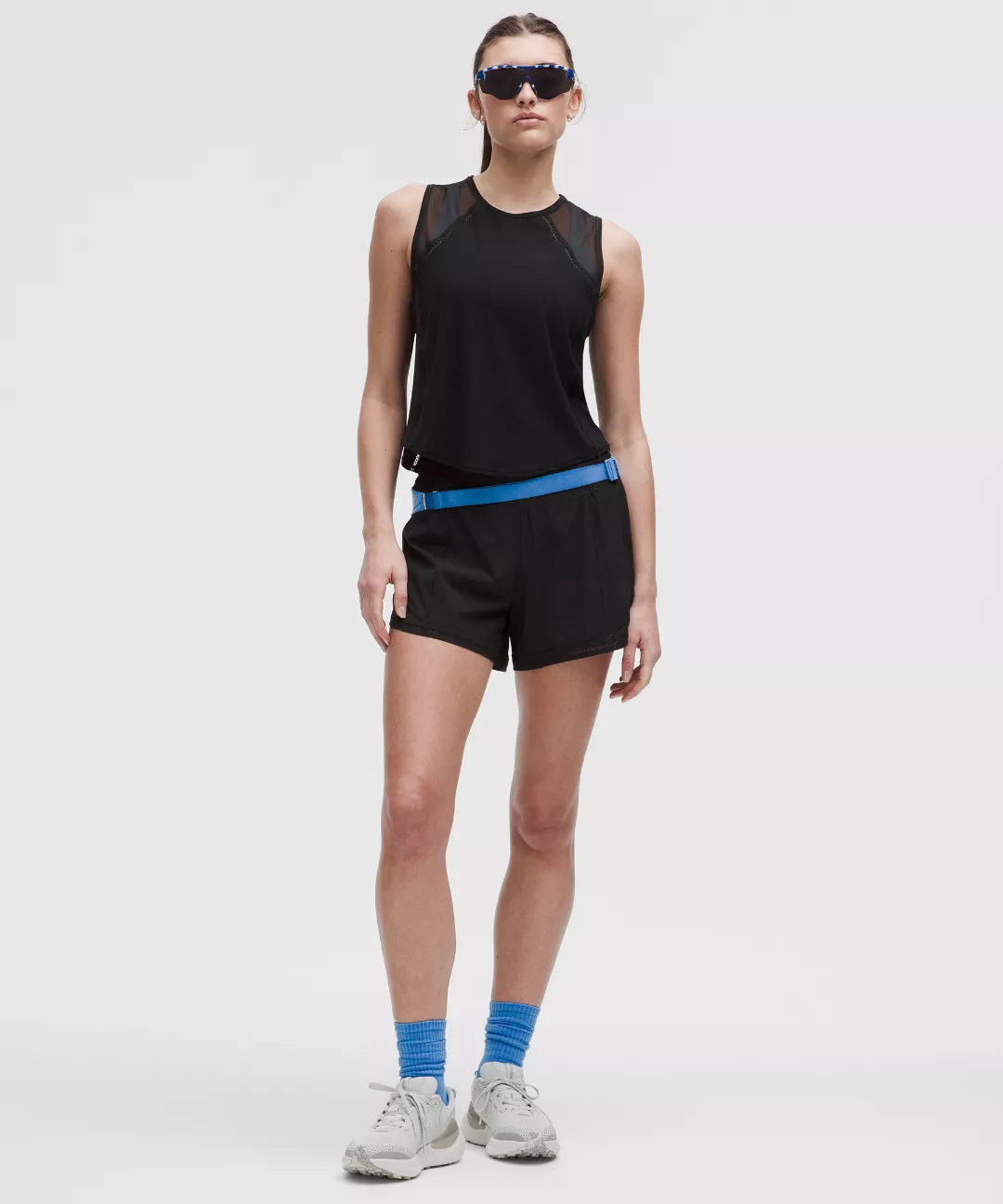 Sculpt Cropped Tank Top *Lace Trim