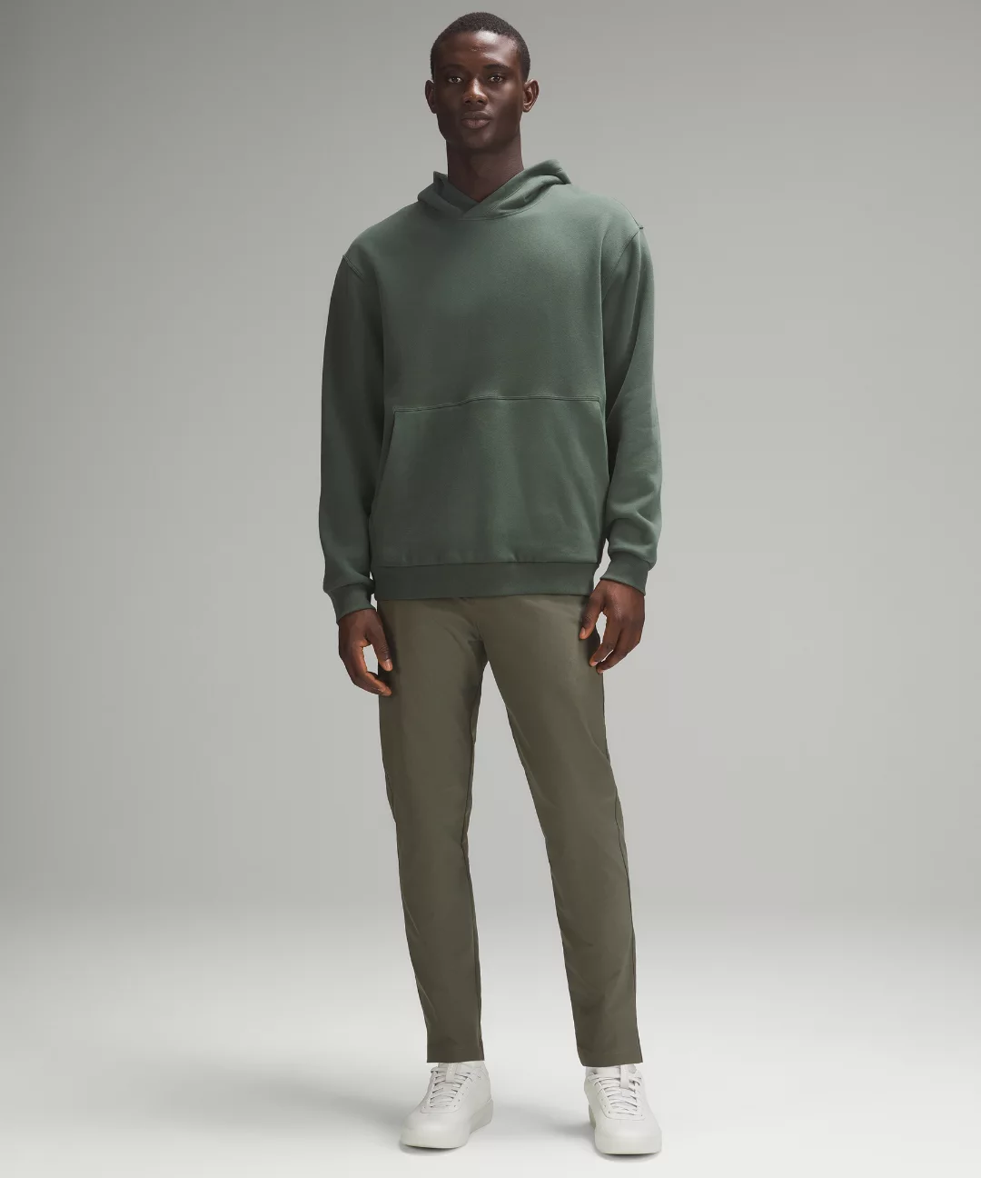 Slim-Tapered Smooth Twill Trouser *Cropped