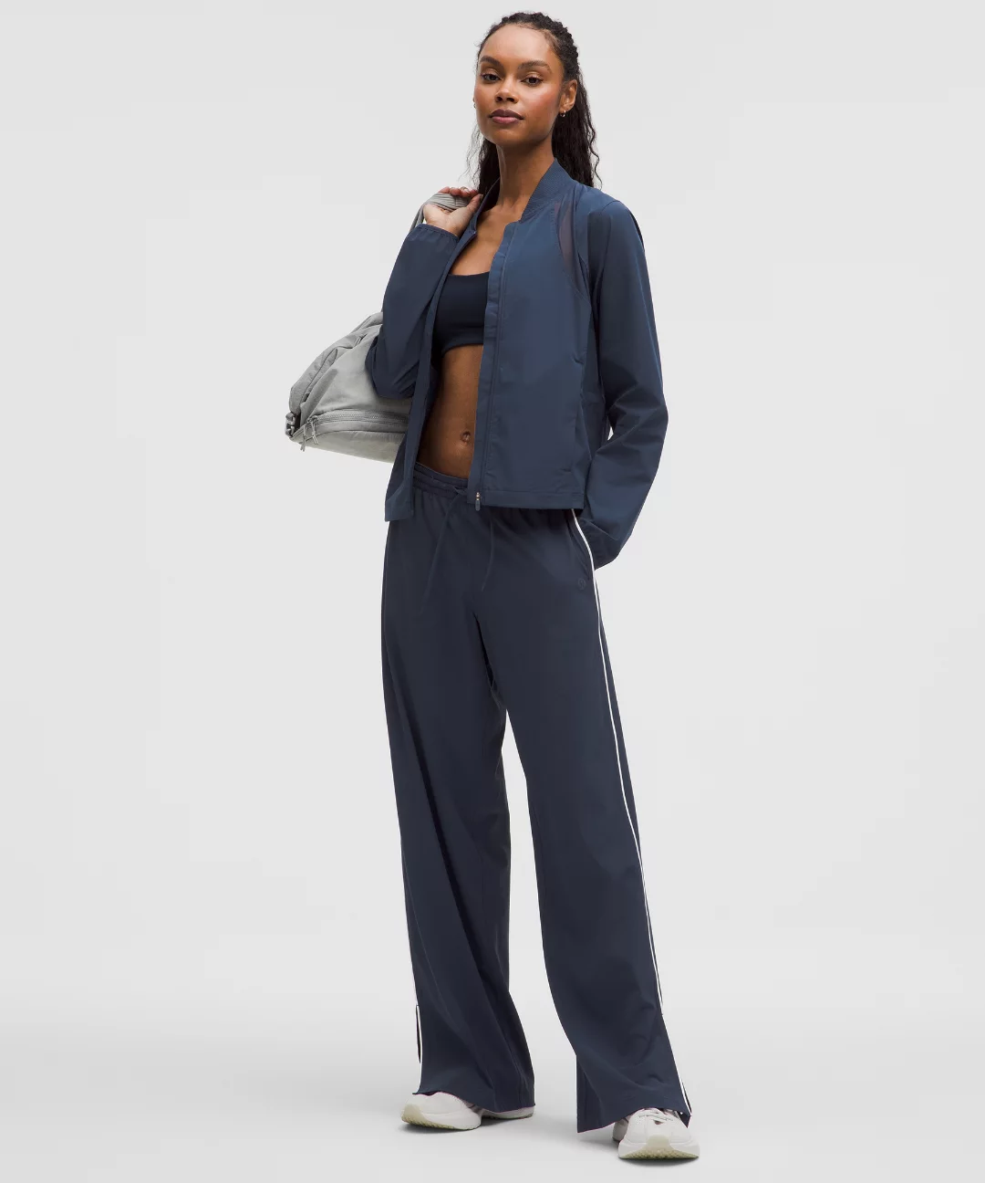 Mesh-Ventilated Tennis Jacket