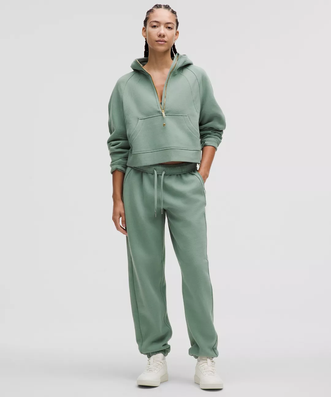 Scuba Oversized Half-Zip Hoodie