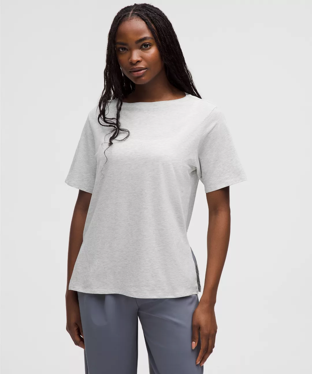 Relaxed-Fit Boatneck T-Shirt