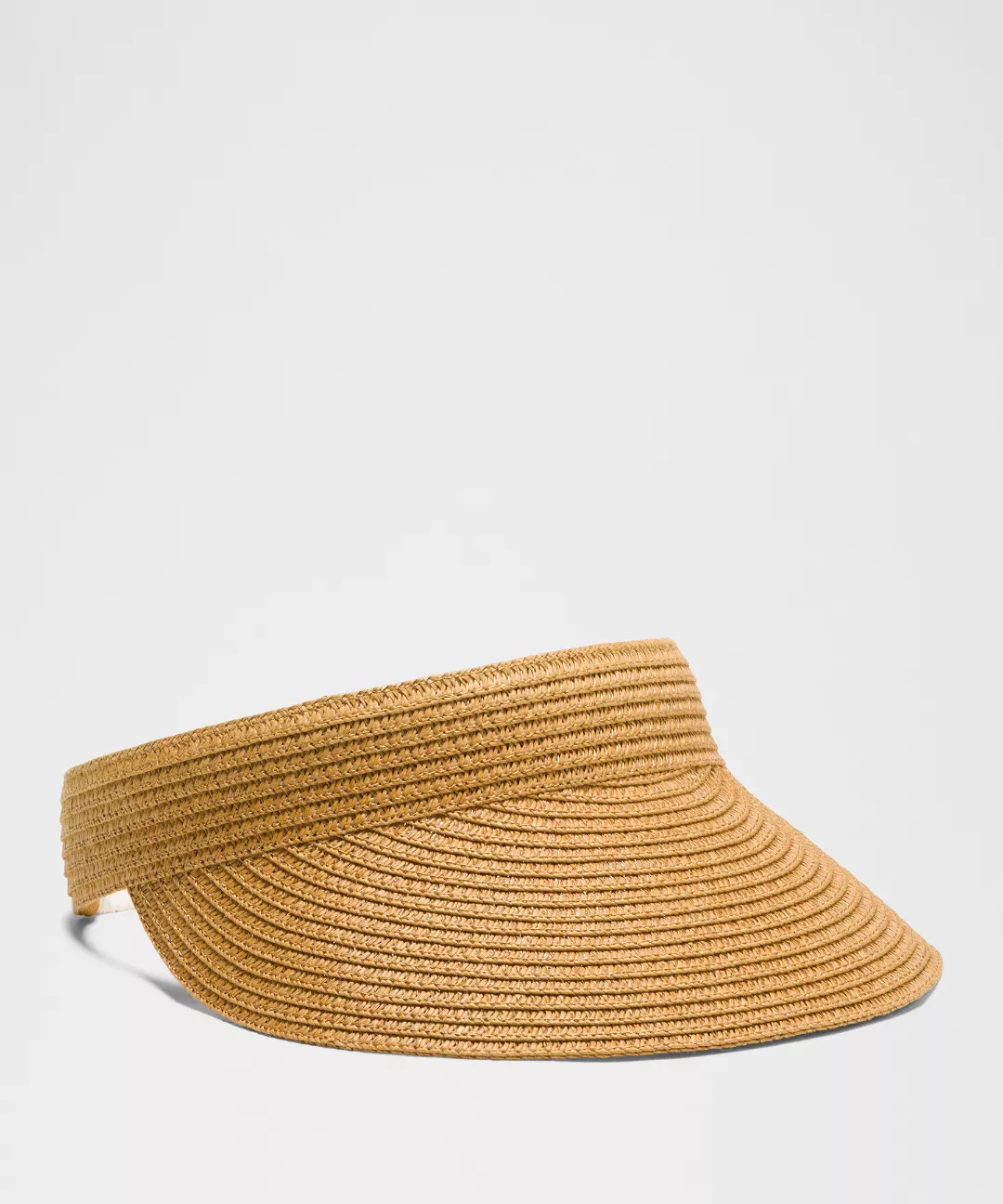 Women's Paper Straw Removable Sweatband Visor