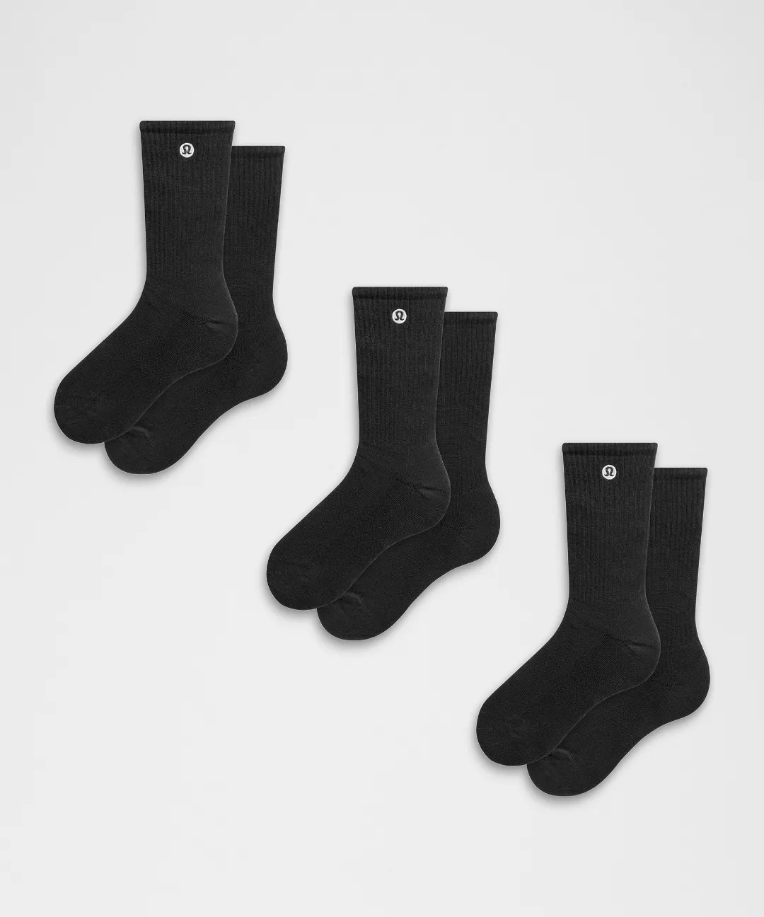 Unisex Daily Essential Crew Socks *3 Pack