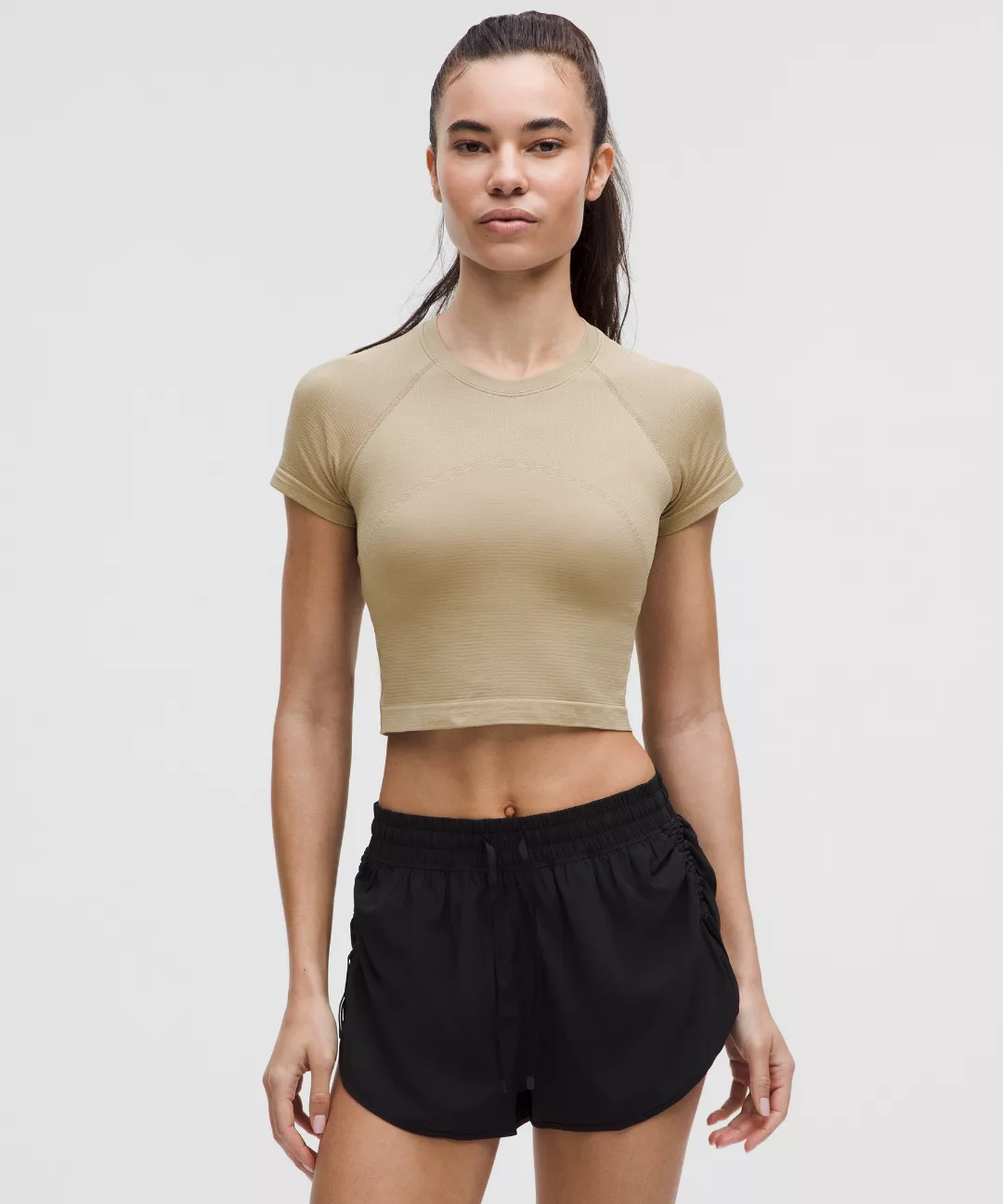 Swiftly Tech Cropped Short-Sleeve Shirt 2.0