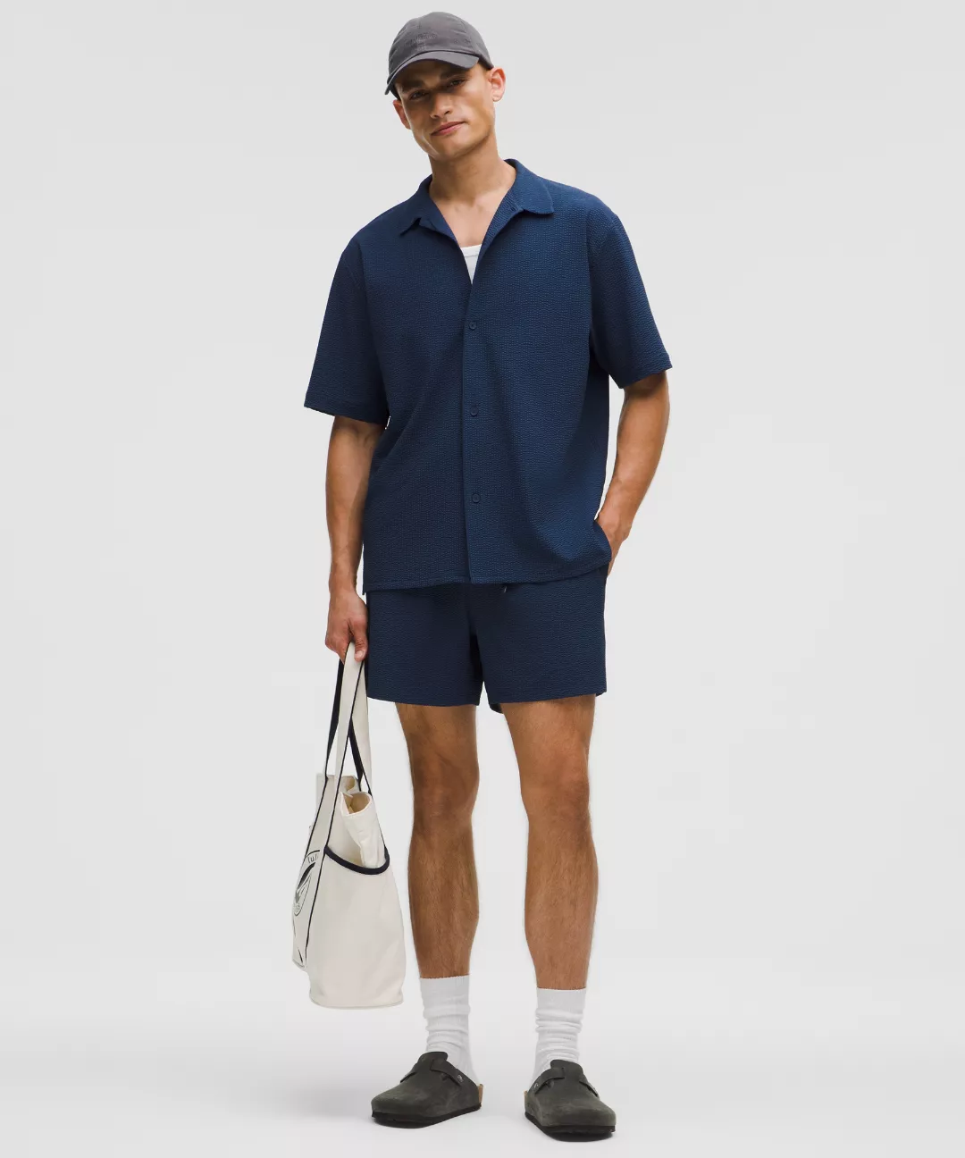 Textured Swim Short 5"