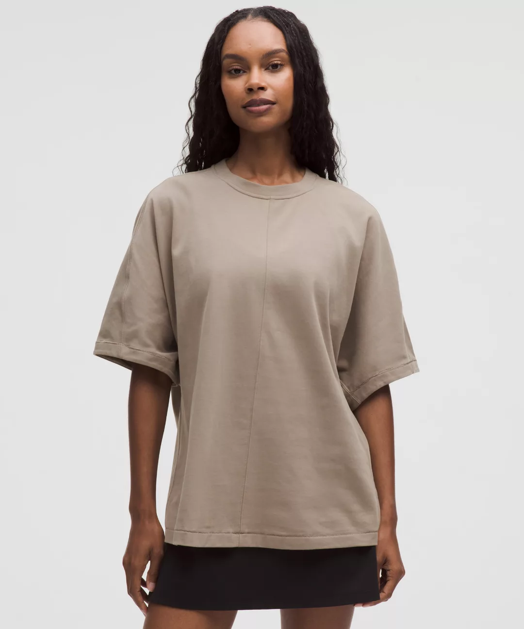 Cotton Jersey Oversized Dolman Tee *Stitch Detail