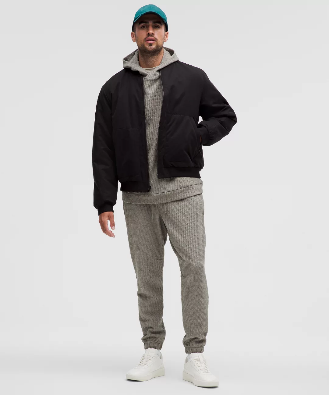 Textured Double-Knit Cotton Jogger *Tall