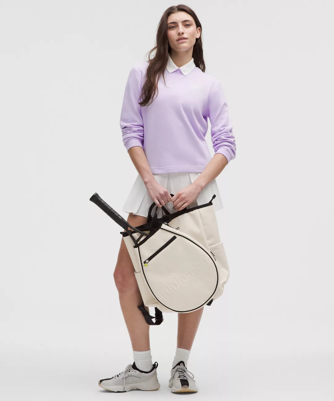 Cotton French Terry Crewneck Pullover *Tennis Club