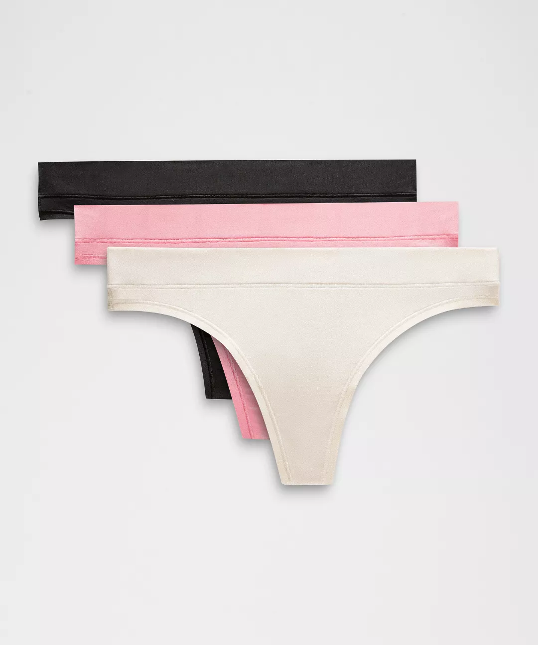 UnderEase Mid-Rise Thong Underwear *3 Pack