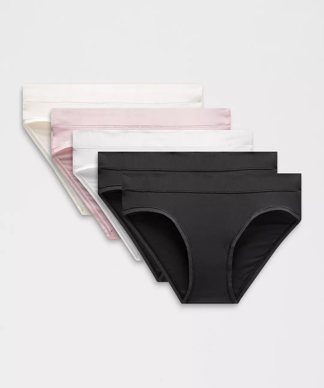 UnderEase Mid-Rise Bikini Underwear *5 Pack