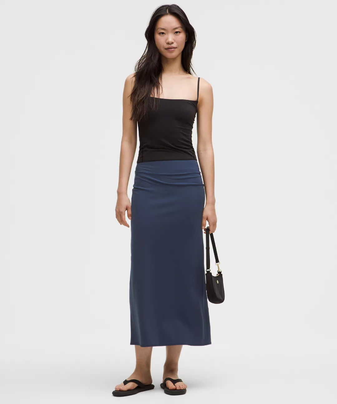 Nulu Slim-Fit High-Rise Maxi Skirt