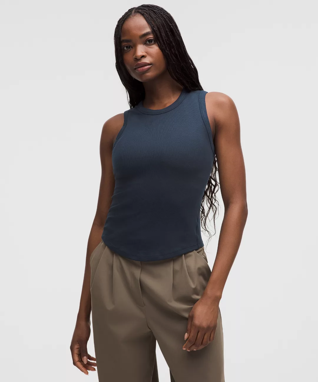 Hold Tight Crewneck Tank Top *Waist Length