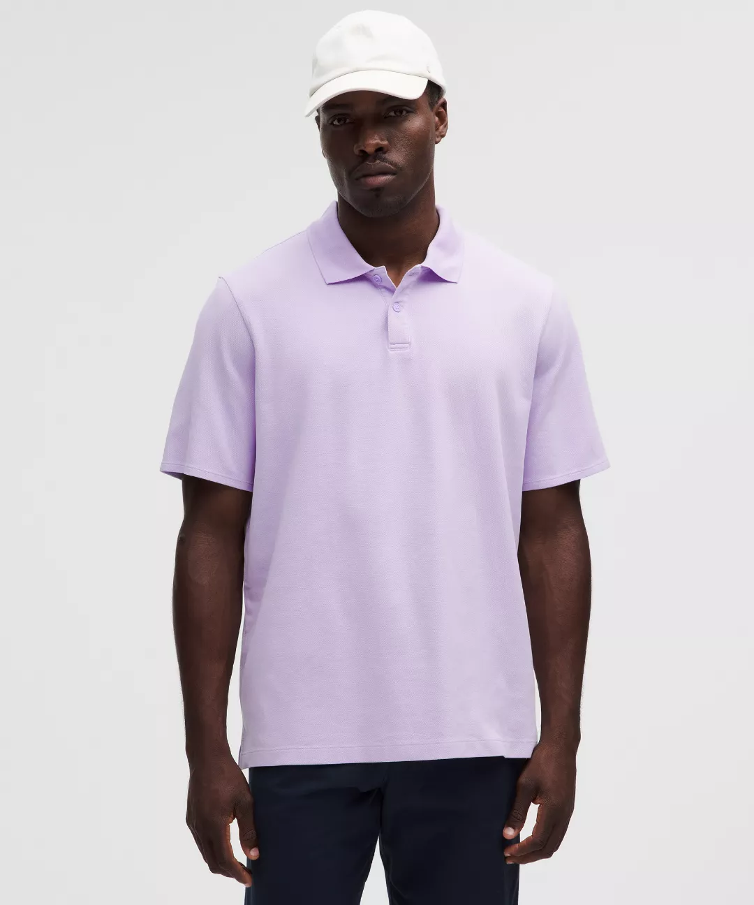 Cotton Pique Short-Sleeve Polo Shirt