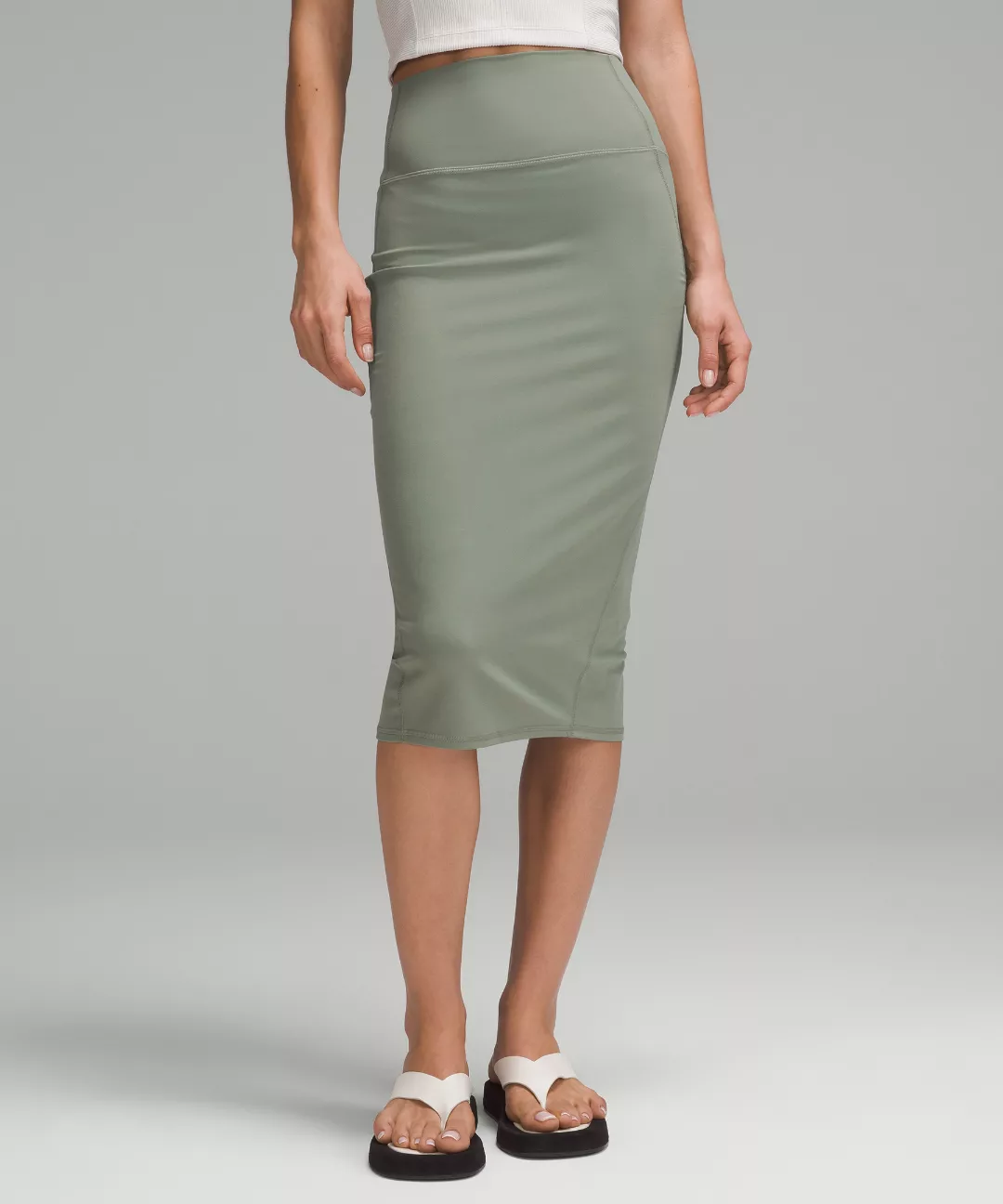 Nulu Slim-Fit High-Rise Skirt