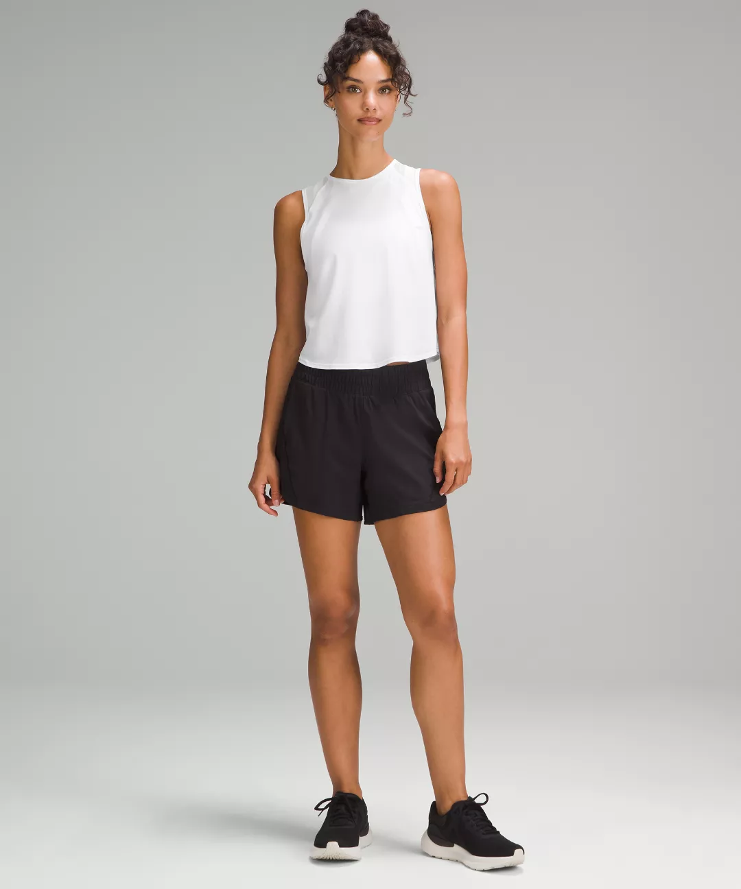 Sculpt Cropped Tank Top *Pleated