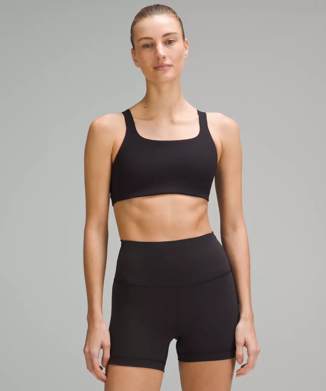 Ultralu Square-Neck Workout Bra *Medium Support, B/C Cup