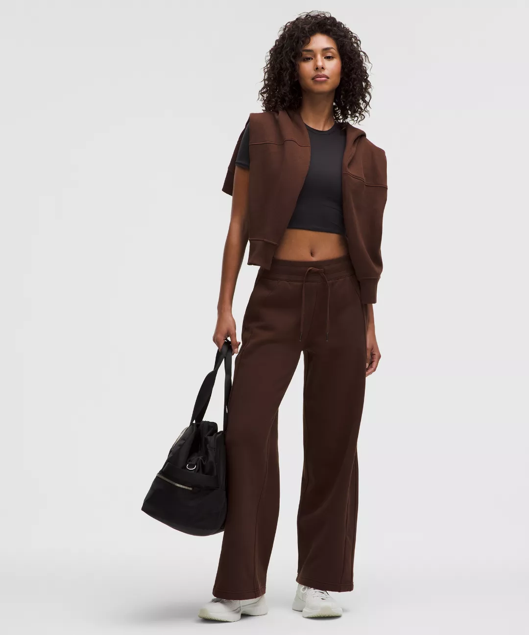 Scuba Mid-Rise Wide-Leg Pant *Short