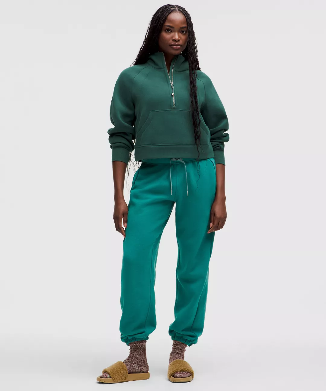 Scuba Oversized Half-Zip Hoodie
