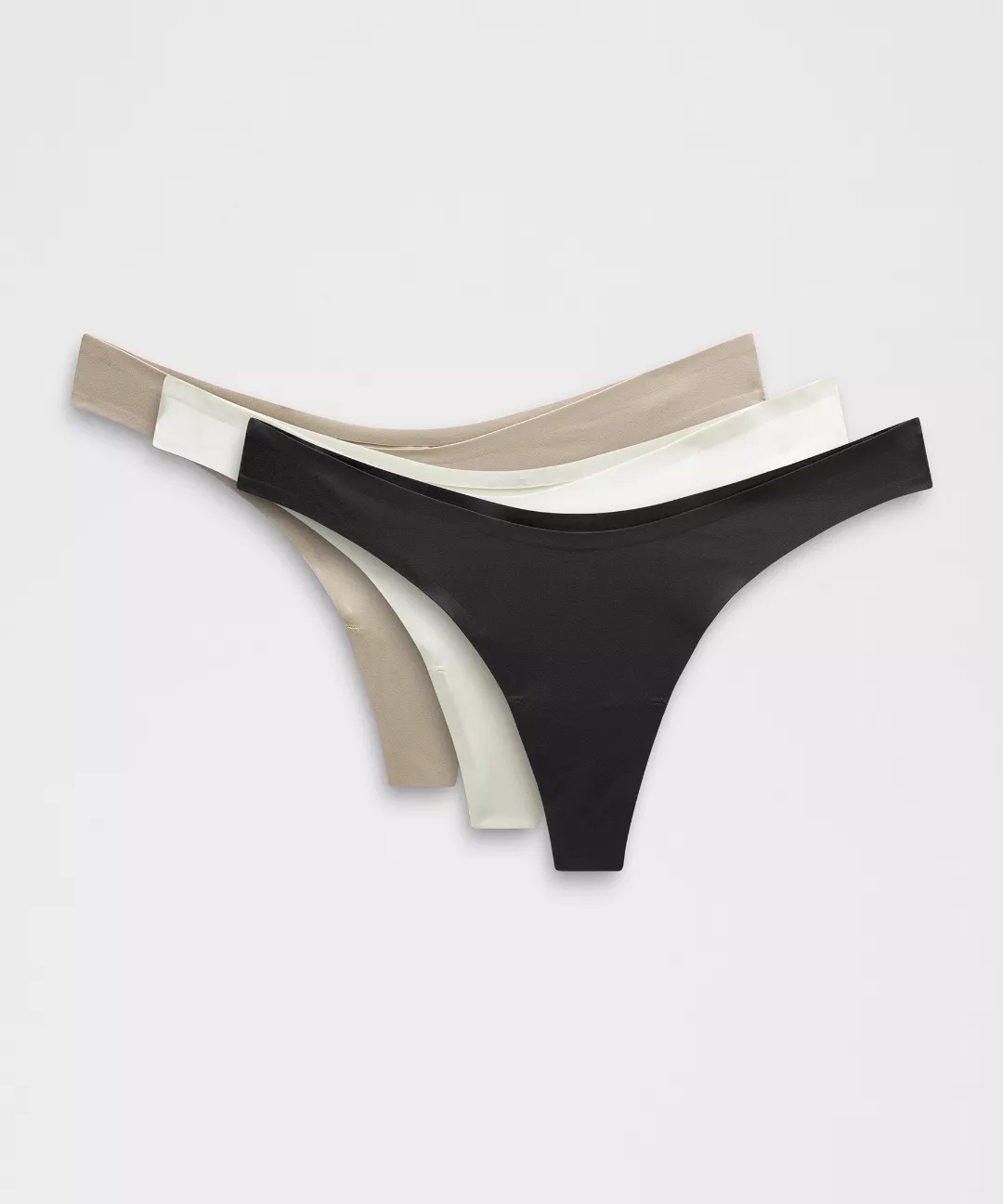 Wundermost Ultra-Soft Nulu Dipped-Waist Thong Underwear *3 Pack
