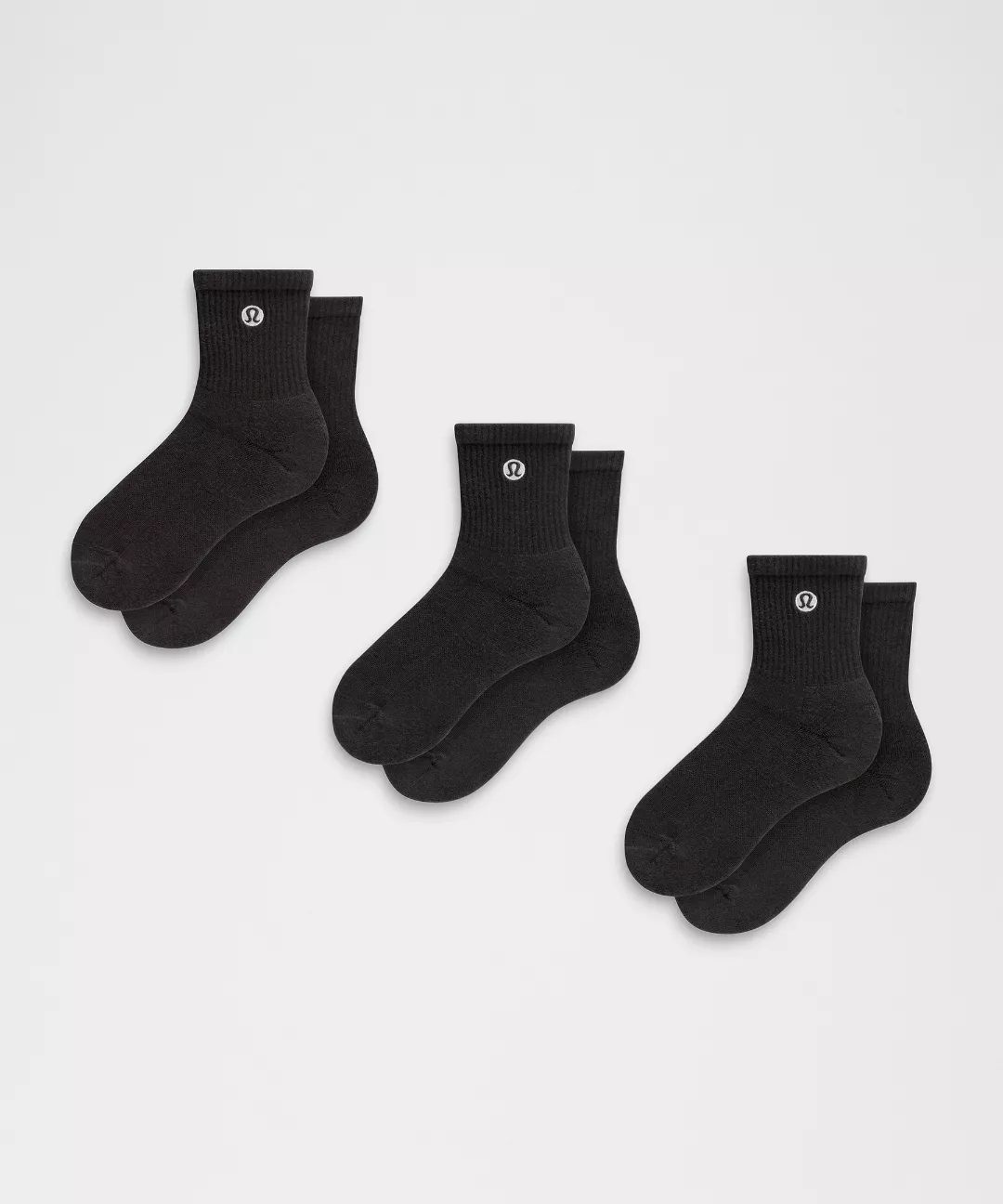 Unisex Daily Essential Quarter Socks *3 Pack