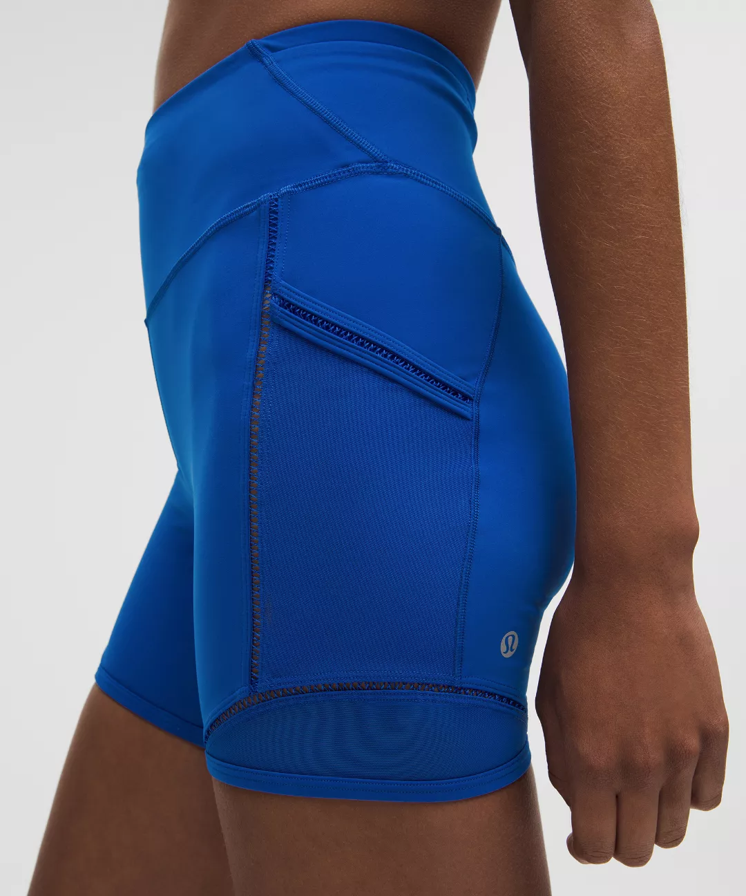 Fast and Free High-Rise Lace Trim Short 6"