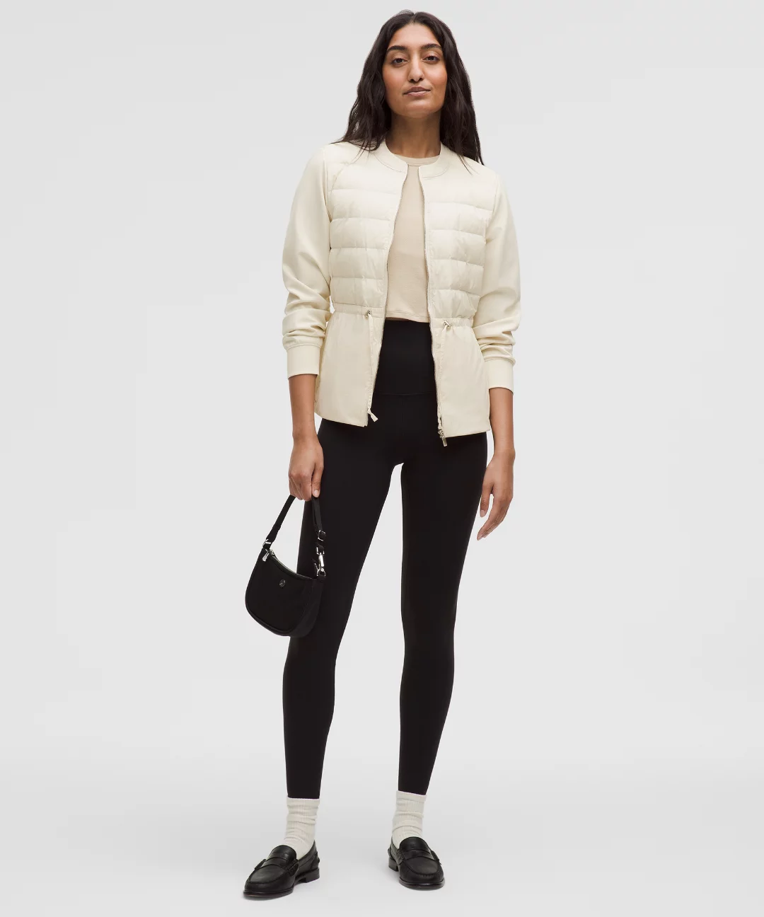 Down-Filled Cinch-Waist Jacket