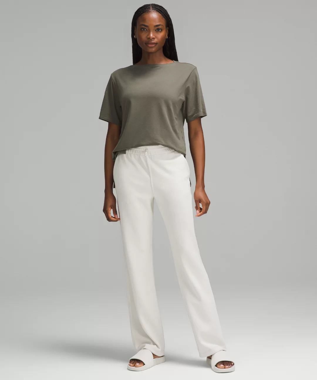 Relaxed-Fit Boatneck T-Shirt