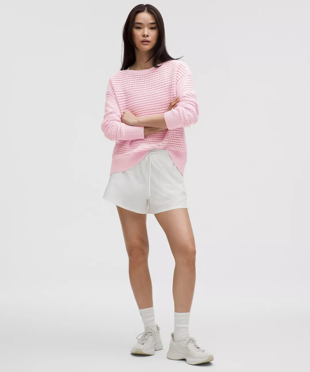 Cotton Crochet Pullover