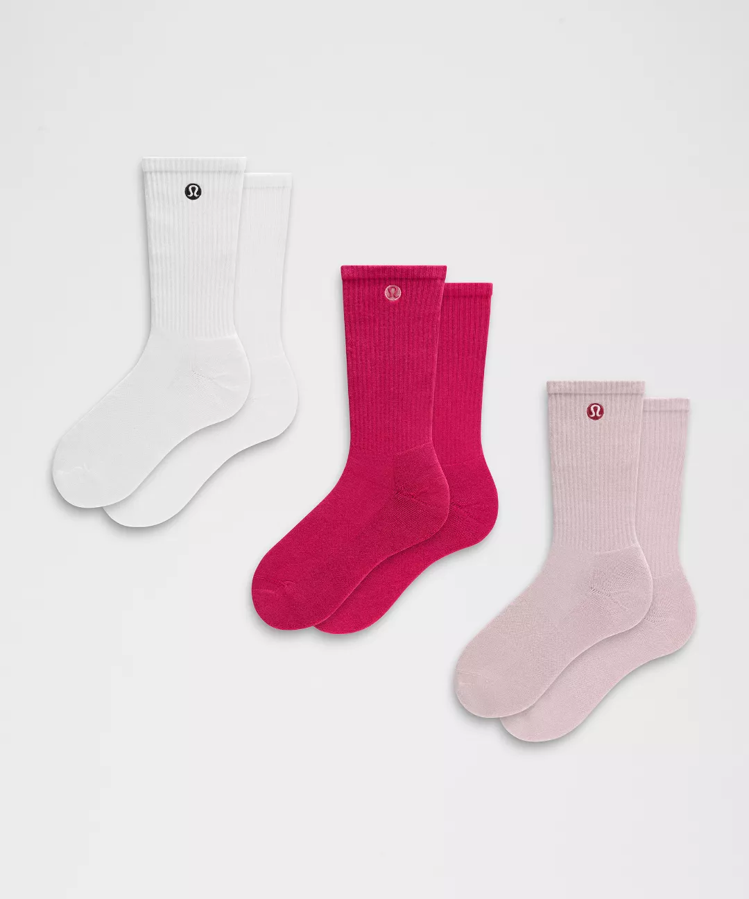 Unisex Daily Essential Crew Socks *3 Pack