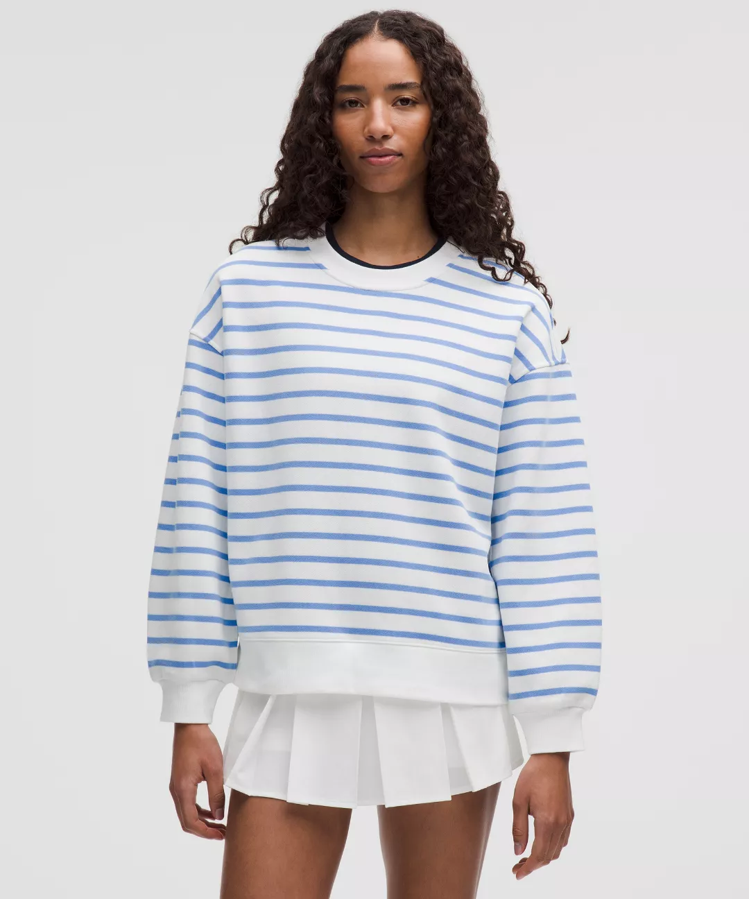 Perfectly Oversized Fleece Crewneck Pullover