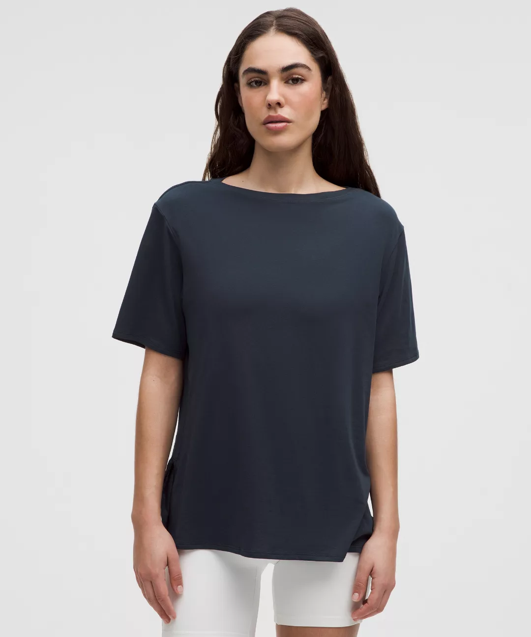 Relaxed-Fit Boatneck T-Shirt