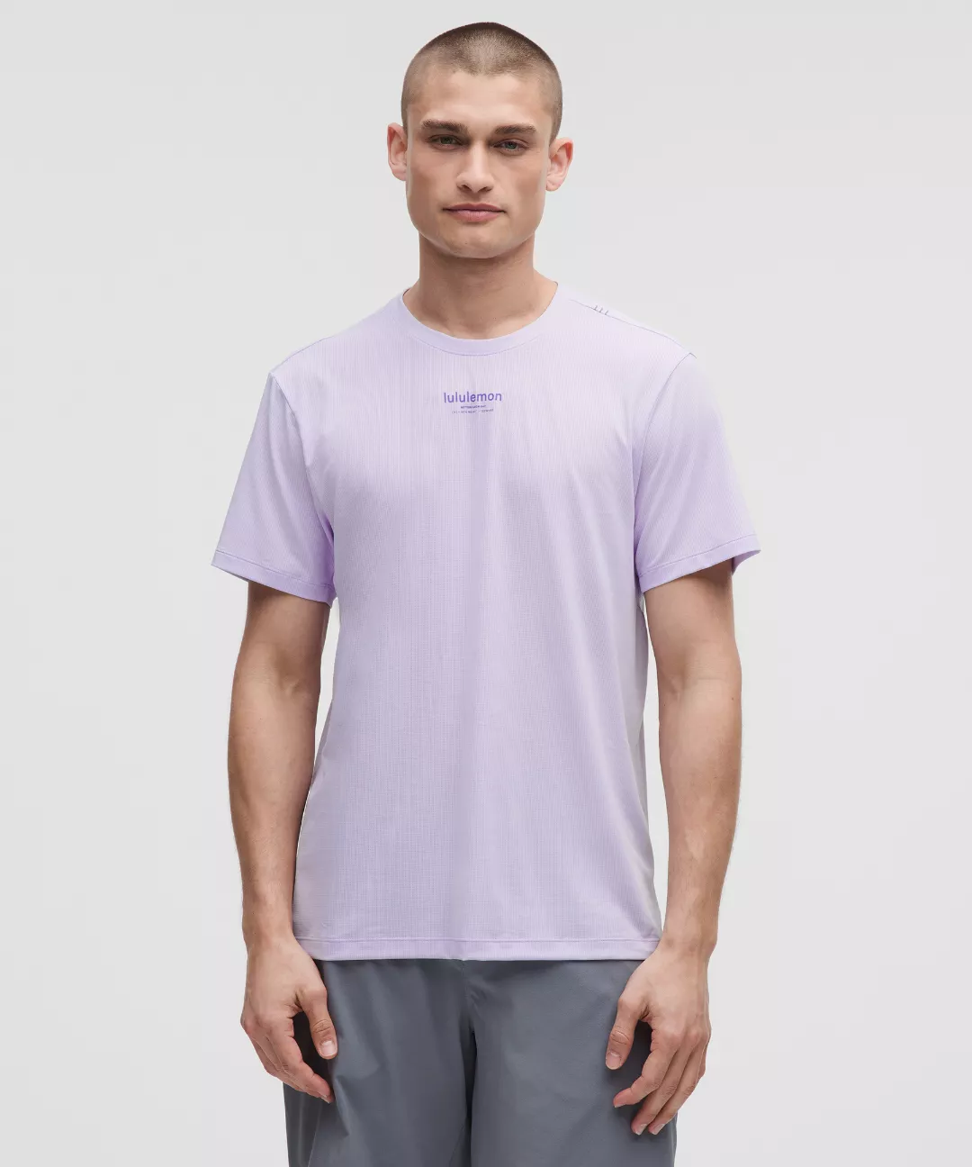 Lightweight Knit Workout Short-Sleeve Shirt