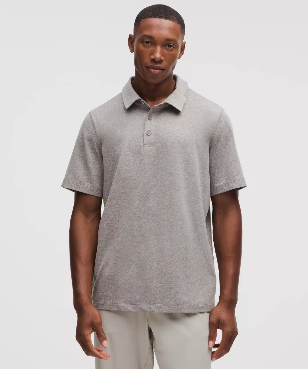 Soft Jersey Short-Sleeve Polo Shirt