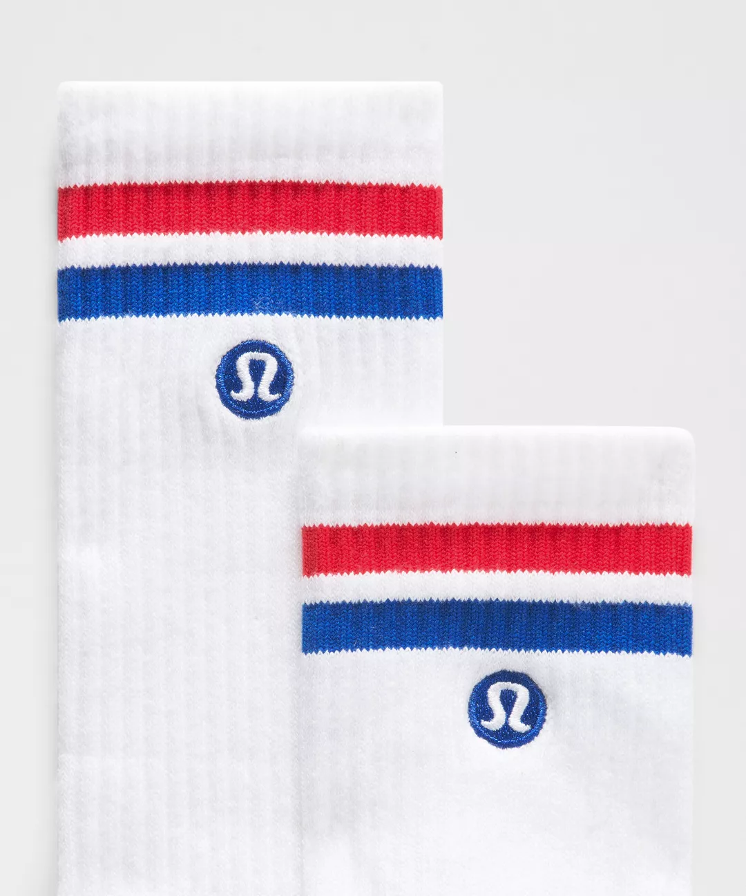 Unisex Daily Essential Crew Socks *Stripe