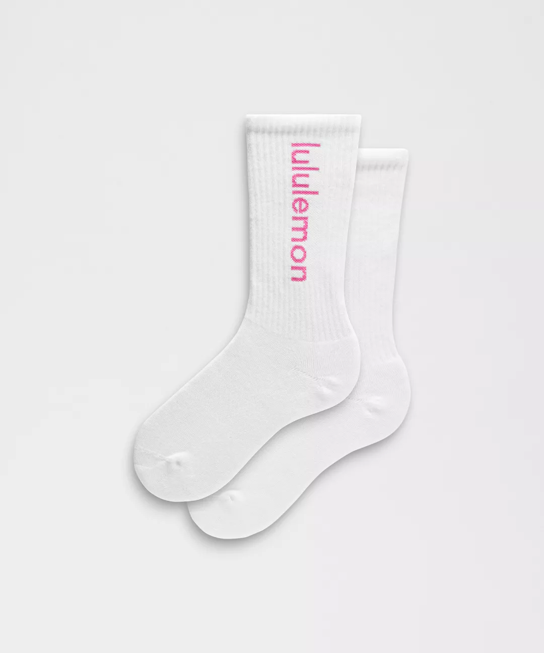 Unisex Daily Essential Crew Socks *Wordmark