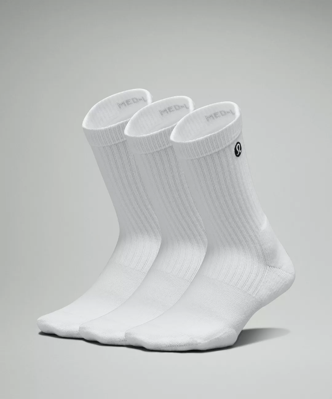 Women's Daily Stride Ribbed Comfort Crew Socks *3 Pack