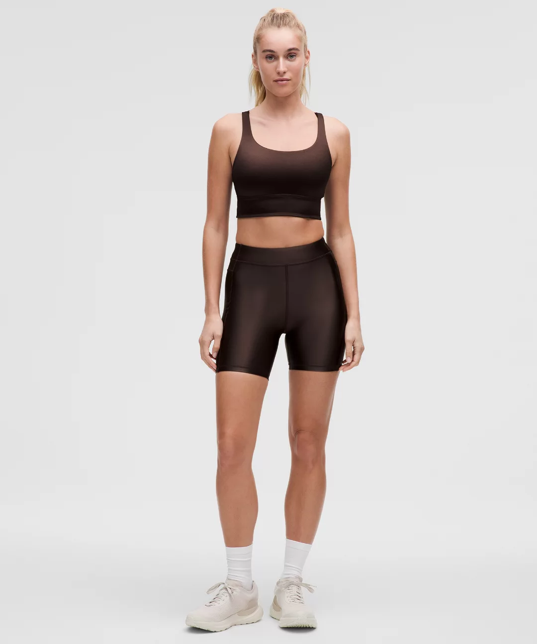 Satin Shine High-Rise Short 6"