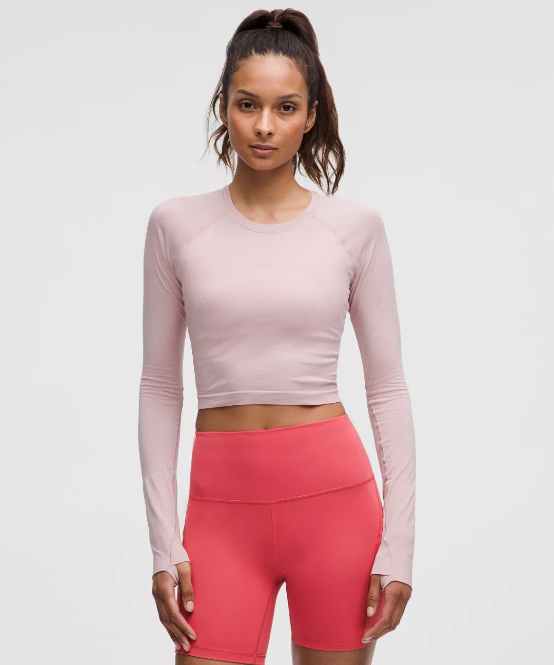 Swiftly Tech Cropped Long-Sleeve Shirt 2.0