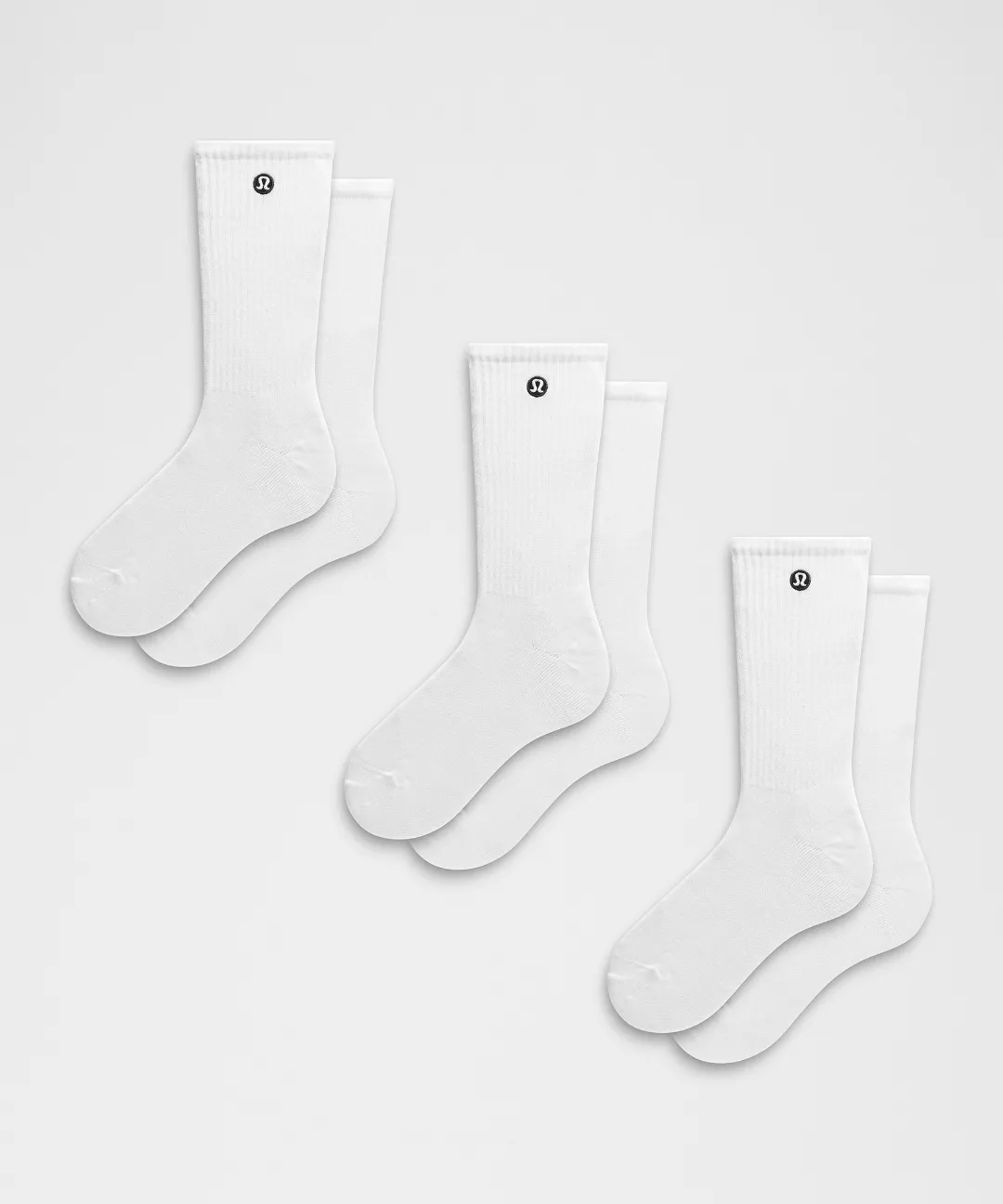 Unisex Daily Essential Crew Socks *3 Pack