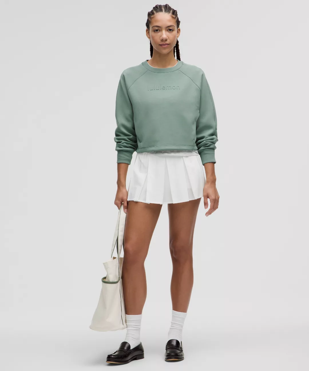 Smooth Spacer Cropped Pullover *Graphic