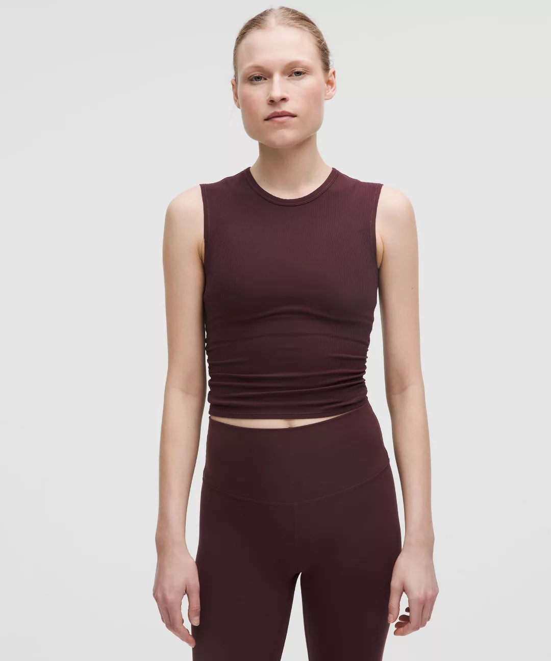 All It Takes Back-Twist Ribbed Tank Top