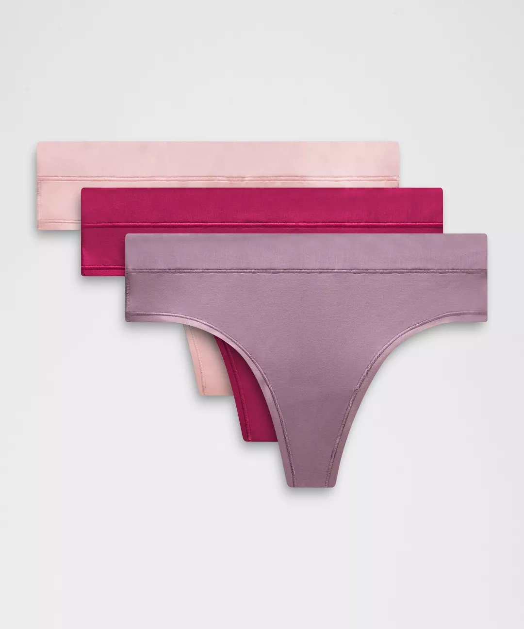 UnderEase High-Rise Thong Underwear *3 Pack
