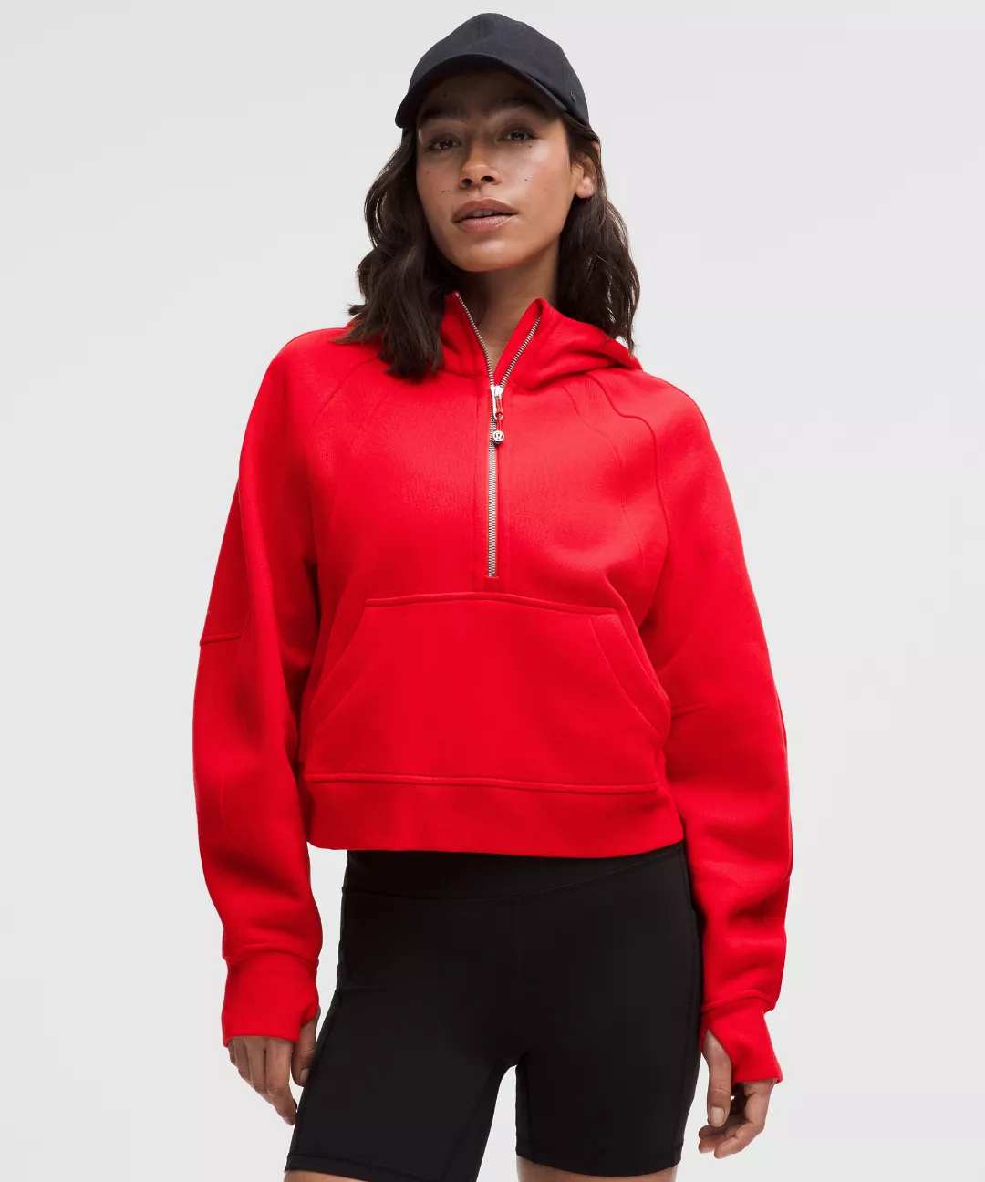 Scuba Oversized Half-Zip Hoodie
