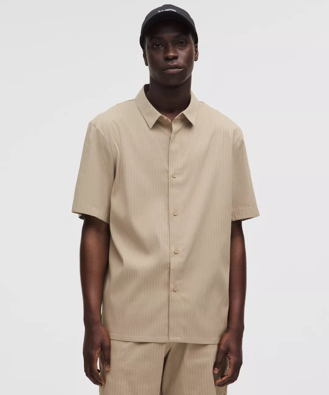 Relaxed-Fit Short-Sleeve Button Up Shirt