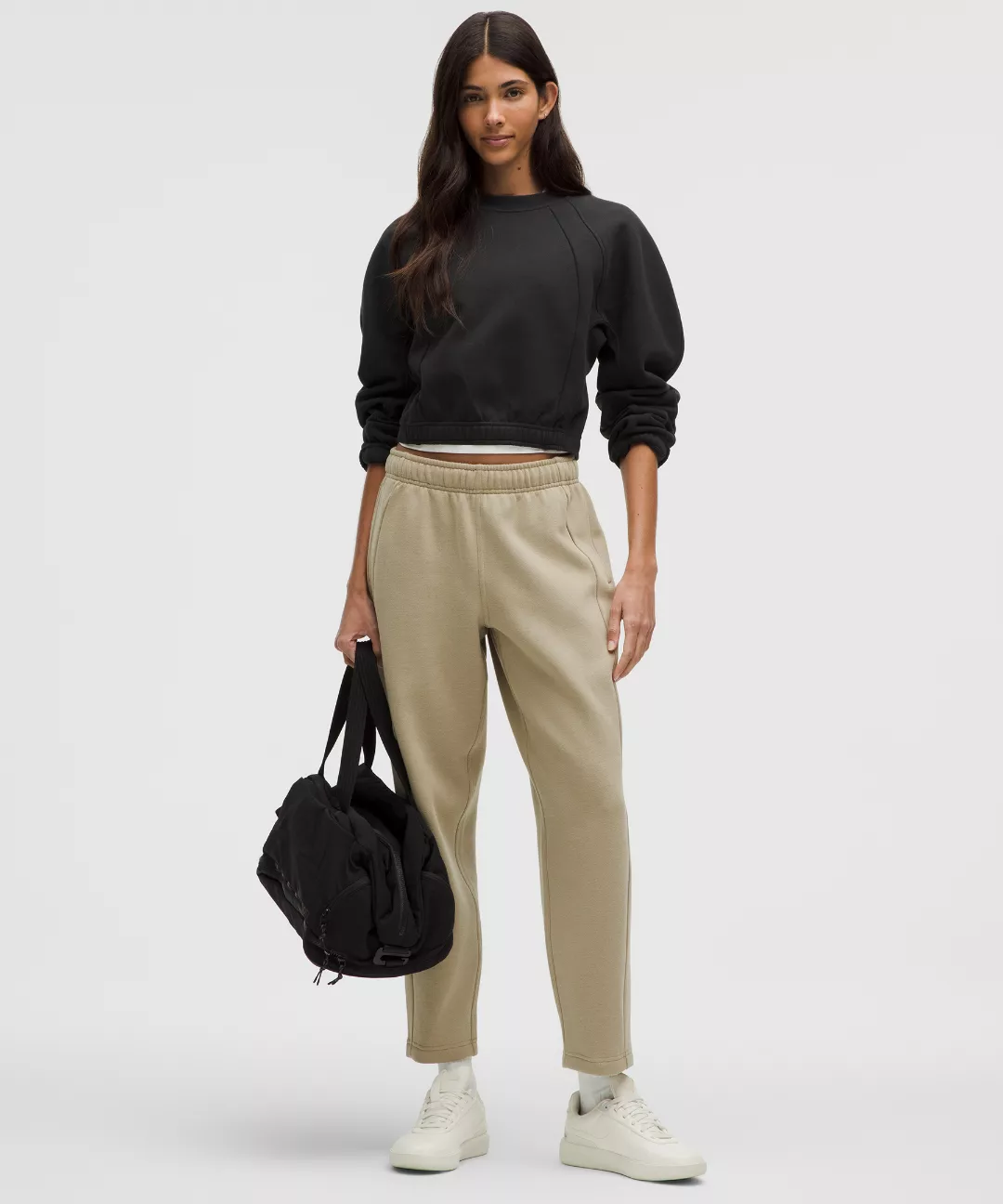 Scuba Cropped Relaxed Crewneck